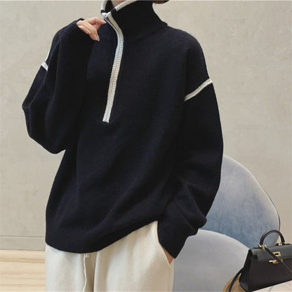 CELINE™ | HALB-REISSVERSCHLUSS PULLOVER