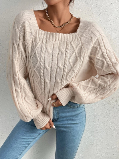 IVETTE™ | PULLOVER MIT QUADRATISCHEM AUSSCHNITT