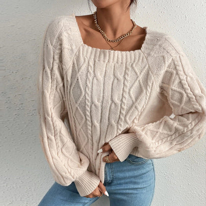 IVETTE™ | PULLOVER MIT QUADRATISCHEM AUSSCHNITT