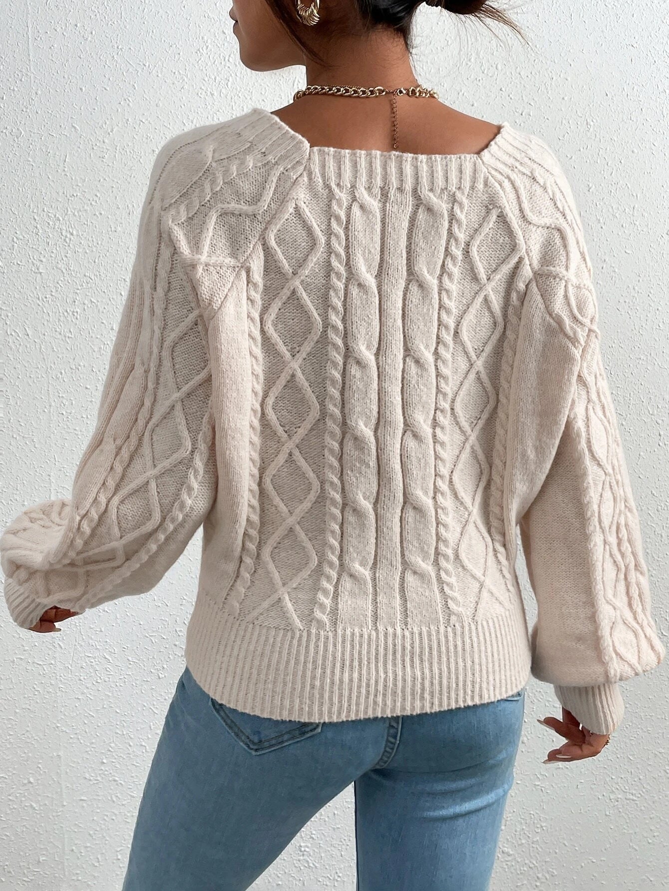 IVETTE™ | PULLOVER MIT QUADRATISCHEM AUSSCHNITT